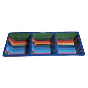 Prepara~ Melamine 3 Section Tray  15" x  6" x  2"   Tray Only